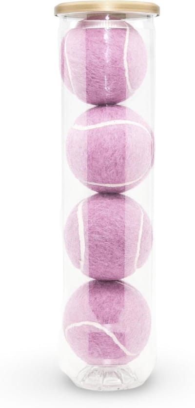 Tennisballen Pastel - Drukloze Ballen - Sport & Spel - Gemaakt in VK - 66 mm - Paars
