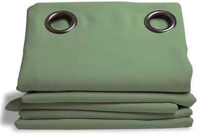 MOONDREAM LumenControl™ Verduisteringsgordijn | Licht+zonwering | EU-fabricaat | Oogjes | Groen MC06 | 140B x 260L cm