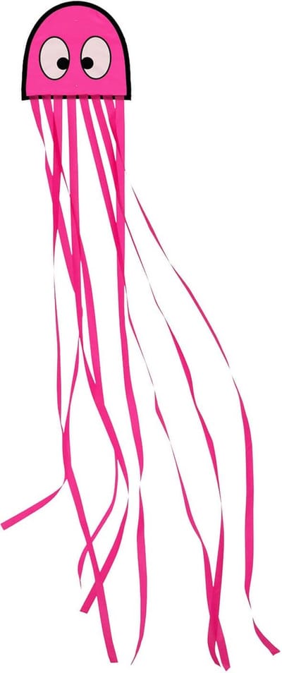 Kindervlieger Wolkensturmer Mini Octopus Pink 1177 Roze 150 x 22 cm