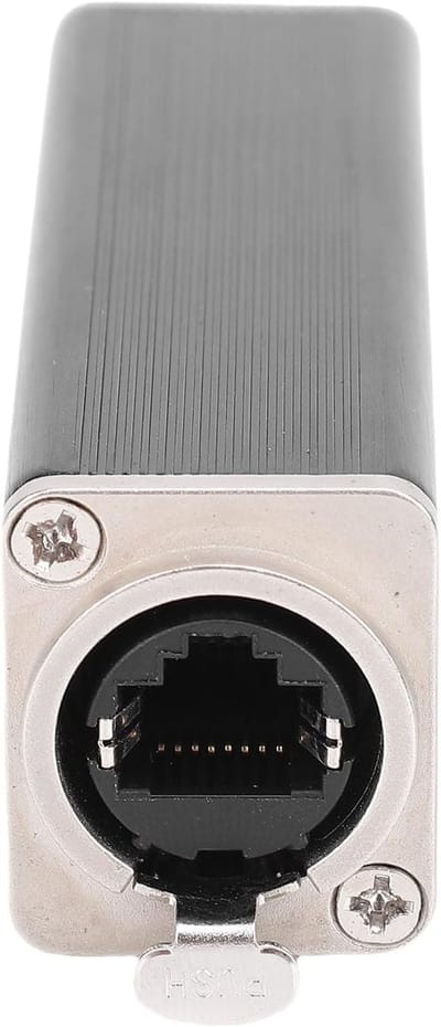 RJ45 Koppeling - Ethernet Verlenger - Netwerk Uitbreiding - IP68 Waterdicht - Cat5e tot Cat8 - Zilver