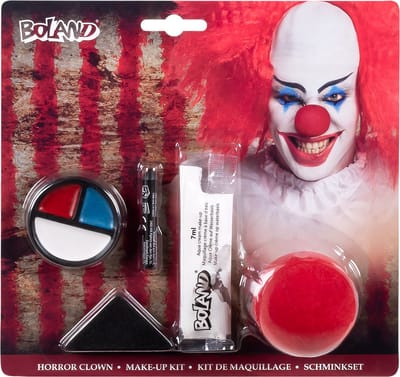 Boland - Set schmink Horror clown - - Schminkset - Carnaval, Halloween, Themafeest - Halloween schmink - Horror