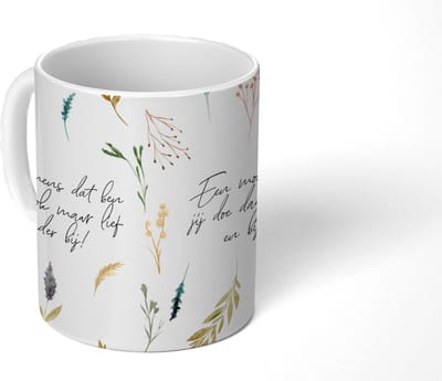 Mok - Koffiemok - Vriendschap - Een mooi mens dat ben jij - Quotes - Vrienden - Spreuken - Mokken - 350 ML - Beker - Koffiemokken - Theemok - Mok met tekst