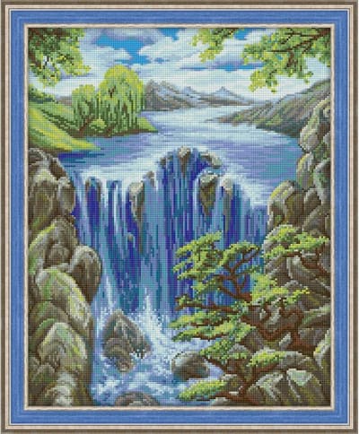 Daimond Painting kit Waterfall  40x50