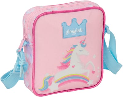 GLOWLAB Mini Schoudertas Unicorn - 18 x 16 x 4 cm - Polyester