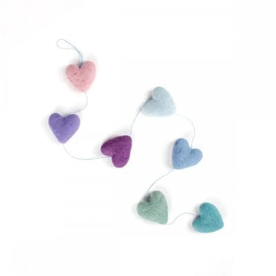 Viltslinger Hartjes (Blauw/Lila) - Slingers