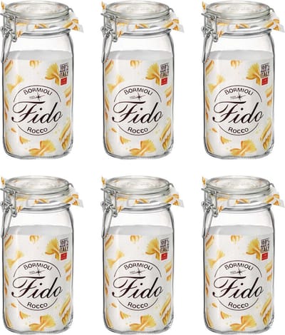 Bormioli Rocco Weckpot Fido 11 x 11 cm / 1.5 liter - 6 stuks