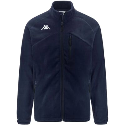 Kappa Viarella Fleece Jack Heren - Marine | Maat: 3XL