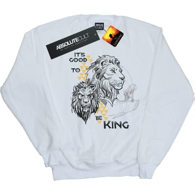 Disney Jongens The Lion King Movie It´s Good To Be King Sweatshirt (Wit)