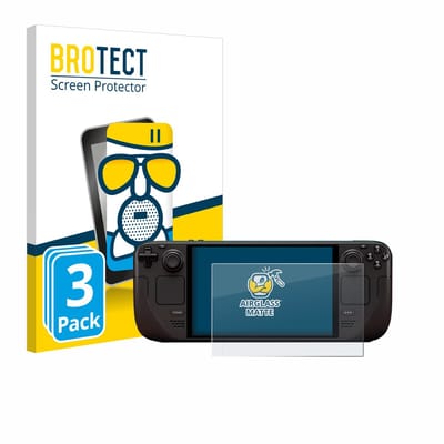 BROTECT - Screenprotector voor Valve Steam Deck OLED - Folie Beschermfolie Beschermglas matte 3 Stuks