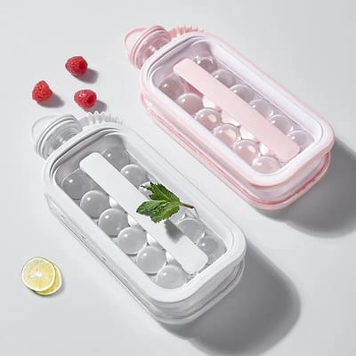 Ijsblokjesvorm met deksel - Ijsblokjesbox -Ice Cube trays - Ijsblokjes maker