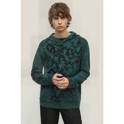 John Varvatos Ludham Ls Disappearing Dark Moss Maat: S | Hoodies Outlet | Heren | Groen