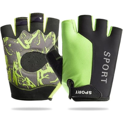Mannen en Vrouwen Outdoor Fietsen Oefening Ademend Hoge Elasticiteit Schokabsorberend Antislip Outdoor Blootgestelde Vingers Bergbeklimmen Halverwege XL