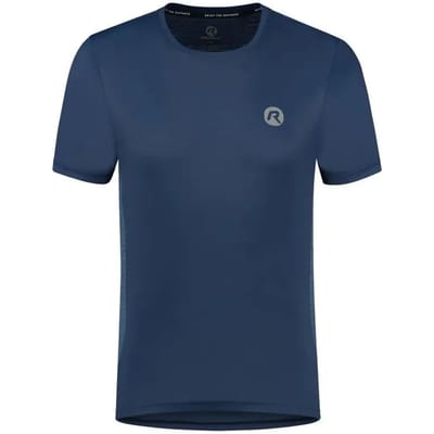 Rogelli Core Heren Hardloopshirt - Korte Mouw - Ademend - Blauw
