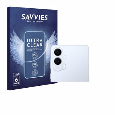 Savvies - Screenprotector voor Samsung Galaxy S25 Edge (ALLEEN Camera Lens) - Folie Beschermfolie transparant 6 Stuks