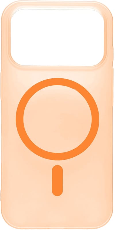 Casemania Hoesje Geschikt voor Apple iPhone 17 Pro Max - Oranje - Frosted Matte Hardcase Geschikt voor MagSafe - Slim Fit Anti-Fingerprint Back Cover - Draadloos Oplaadbare Telefoonhoesje