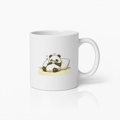 Lui Panda Mok – Schattige Cartoon Koffiebeker voor Gezellige Momenten
