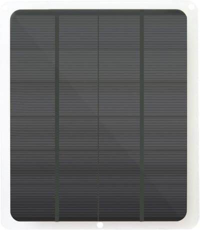 Zonnepaneel - Druppellader Onderhouder - Batterij Opladen - Monokristallijn 20W - 12V - Zwart