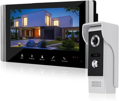 Bedraad Video Intercom Systeem met 7 Inch Scherm voor Deuropener en Bewaking