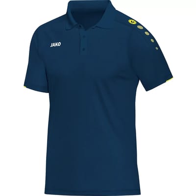 Jako Classico Polo Heren - Nachtblauw / Citroen | Maat: 4XL