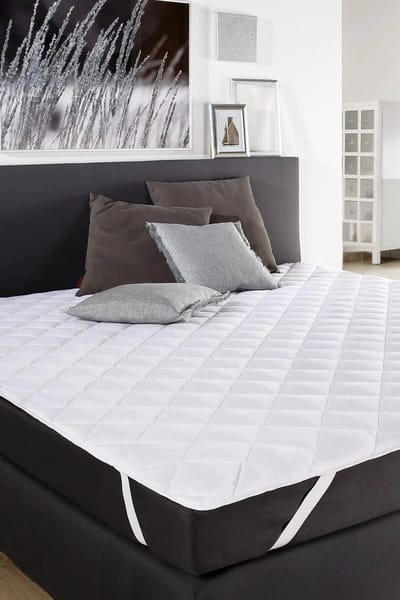Matrasbeschermers - Waterdicht Matrasbeschermer - 200x220 cm - Wit - 100% Katoen - Kapitone - Gewatteerde Matrasbeschermer - Met 4 Elastische Banden - Waterdichte Matras Beschermer - Incontinentie
