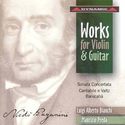 Luigi Alberto Bianchi & Maurizo Preda - Paganini: Works For Violin And Piano (CD)