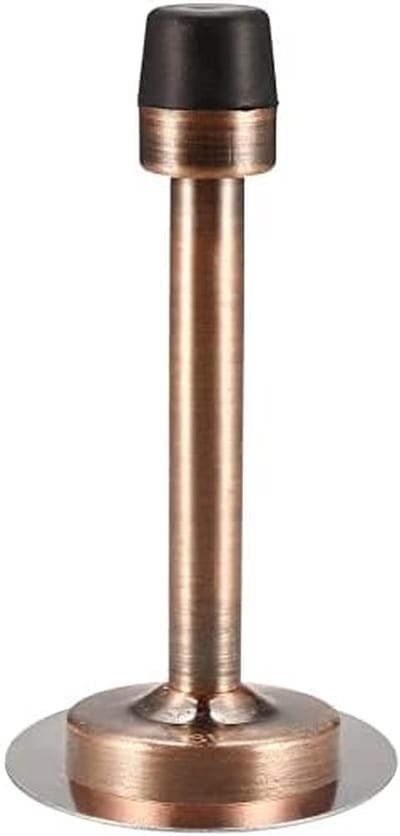 Deurstopper Rubberen Bumper - Muurstopper Deurbeveiliger - Muren Beschermen - 304 Roestvrij Staal - 100 mm - Koperkleur