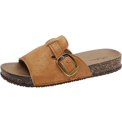 Nieuwe Mode Dames Pantoffels Klompen Kurkzool Sandalen met Voetboogondersteuning Pantoffels Buiten Strand Slides Dames Huis Schoenen 41 framboos