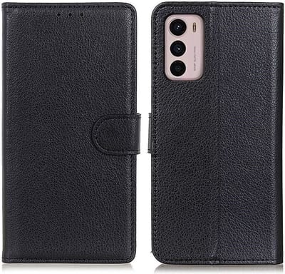 Coverup Hoesje - Geschikt voor Motorola Moto G42 Hoesje - Coverup Book Case - Zwart