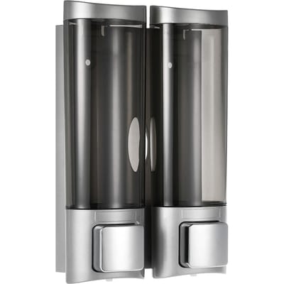 Handmatige Handzeepdispenser Wandmontage Dubbele Vloeibare Shampoo Douchegel Dispenser Handreiniger