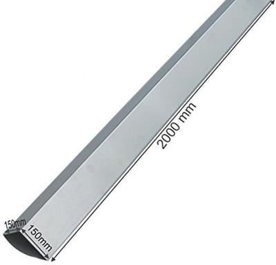 Aluminium Hoekplaat 150 mm x 150 mm - 90° Gevelbekleding en Muurafdichting