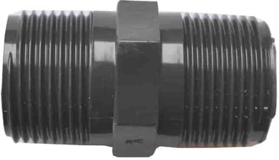 PVC Dubbelnippel 3/4 inch AG x AG - PVC Fittingen voor Buis Koppeling