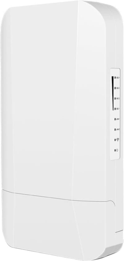 Draadloze Brug - Outdoor WiFi - Netwerk Uitbreiden - Dubbele RJ45 Poorten - 300 Mbps - Wit