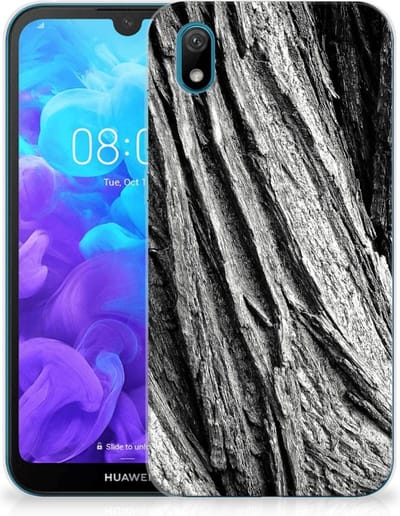 Bumper Hoesje Huawei Y5 (2019) Boomschors Grijs