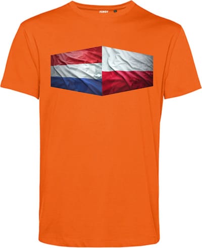 T-shirt Nederland Polen | Holland |Polska Shirt| Polen Shirt | Oranje | maat XS