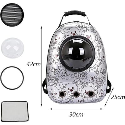 Cartoon Print Kat Rugzak Draagzak Huisdier Buiten Reisbenodigdheden voor Katten Kitten Ademende Kat Transporttassen Mochila Para Gato S