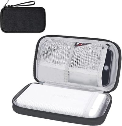 Compacte Waterdichte Kabel Organizer voor Elektronica, Reisaccessoires en Tech Pouch voor USB, Opladers en SD Kaarten