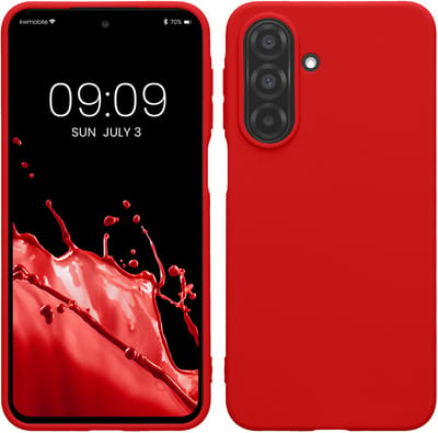 kwmobile telefoonhoesje geschikt voor Samsung Galaxy A27 5G - Hoesje voor smartphone - Back cover in klassiek rood