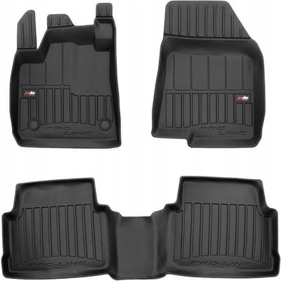 Frogum No.77 - Automatmatten - Geschikt voor Dacia Jogger vanaf 2022 - 3D Pasvorm - Hoge Rand 6cm - TPE Rubber