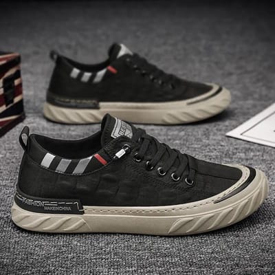 Canvas herenschoenen Comfortabele all-match sneakers Oude Beijing stoffen schoenen Ademend ijszijde doek Casual sportflats Loafers 39 zwart