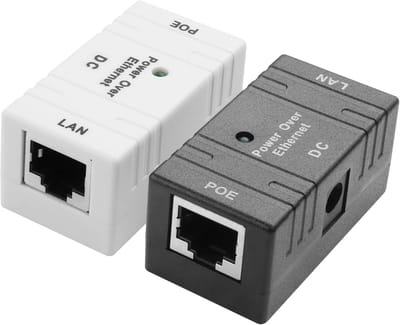2 Stuks Passieve PoE Adapter Injector/Splitter voor Camera's en IoT (5V-48V)