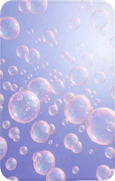 WC mat 50x80 cm - Antislip - Pastel - Bubbels - Dromerig - Toiletmat - Vloermat - Douchemat - Toilet tapijt - Toiletmatten