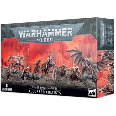 Beeldje Games Workshop Warhammer 40k - Space Marine du Chaos Cultistes Maudits