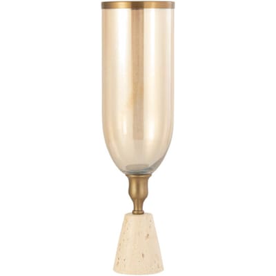 PTMD - Windlicht Tadh - Goud - 13x13x47cm