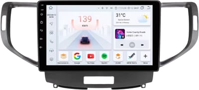 Autoradio met bluetooth - Carplay - Voor Honda Accord 8 (2008-2012) - Geschikt voor Apple en Android - Stereo - Navigatie - Navigatiesysteem auto - 3GB 32GB - 9"