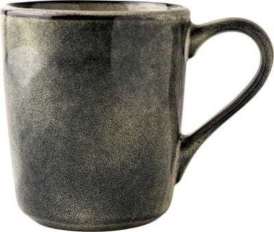 Dutch Rose Organic Mok - Mokken 39 cl.- Stoneware Handgemaakt - Groen