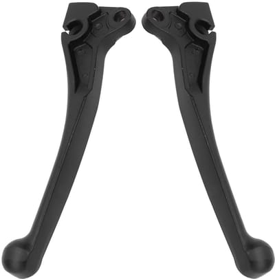 Allecto - Remhendels Set - Aluminium - Voor Elektrische Scooter - Zwart - Hoogwaardige Remwerking - Geschikt voor GY6 50 125 150 - Kleur Zwart
