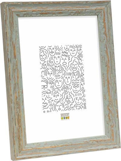 Deknudt Frames fotolijst S46MF8 - groen verweerde look - foto 10x15 cm