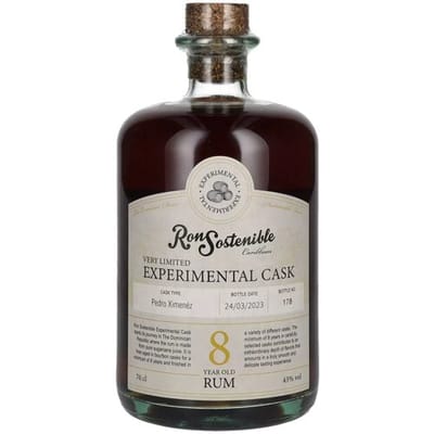 Ron Sostenible 8 Years Old Experimental Pedro Ximenez Cask 43% Vol. 0,7l