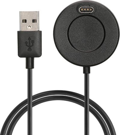 kwmobile USB-oplaadkabel geschikt voor Garmin Forerunner 55 965 955 265 255 165 / Vivoactive 5 / Vivoactive 6 / Epix kabel - Laadkabel voor smartwatch - in zwart