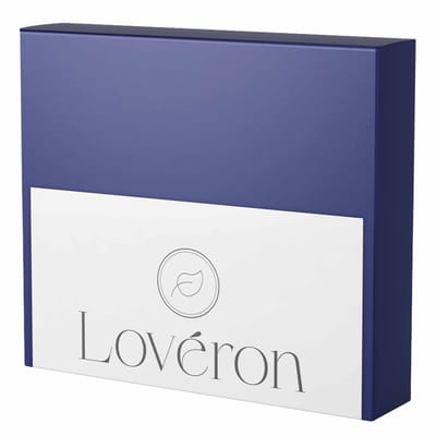 Lovéron kussensloop - Katoen-satijn - 2 stuks - 50x70 cm - Navy blauw
